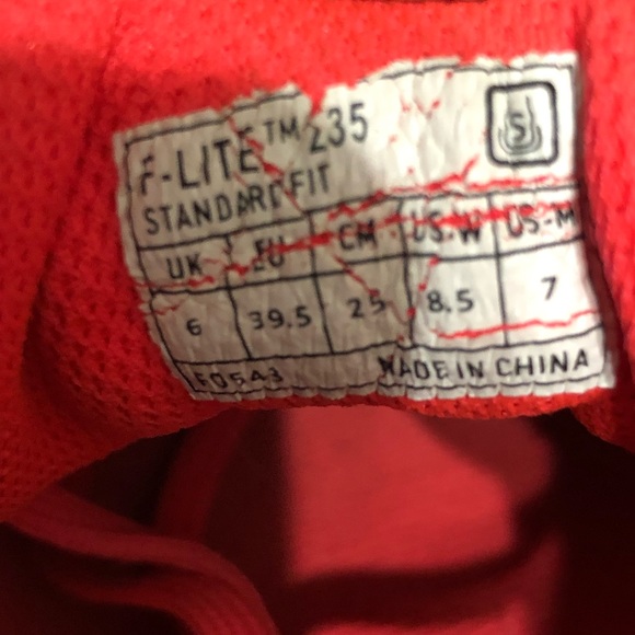 Inov8 F Lite 235 Rope Tec Womens Size 8.5 Blue Pink Coral Training Running Shoes - Picture 11 of 11